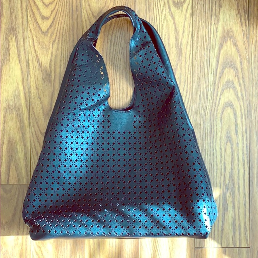 Black Laser Cut Bag